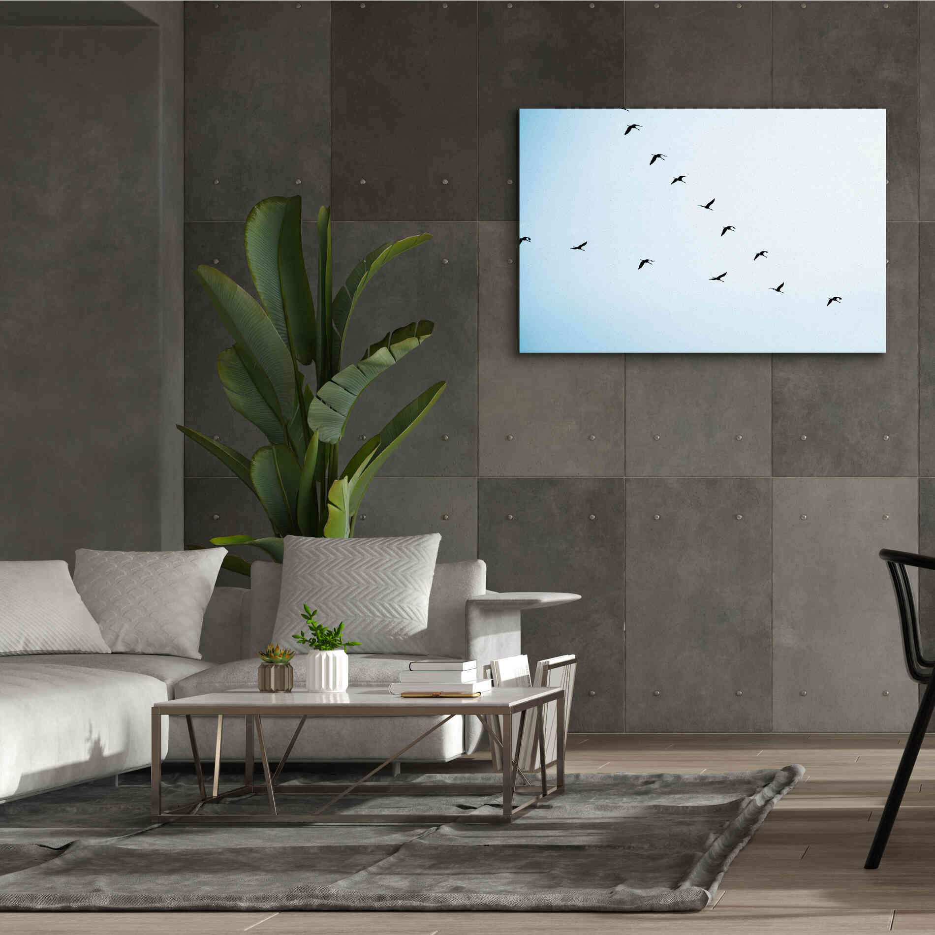 'V Formation' by Epic Portfolio, Giclee Canvas Wall Art,60x40