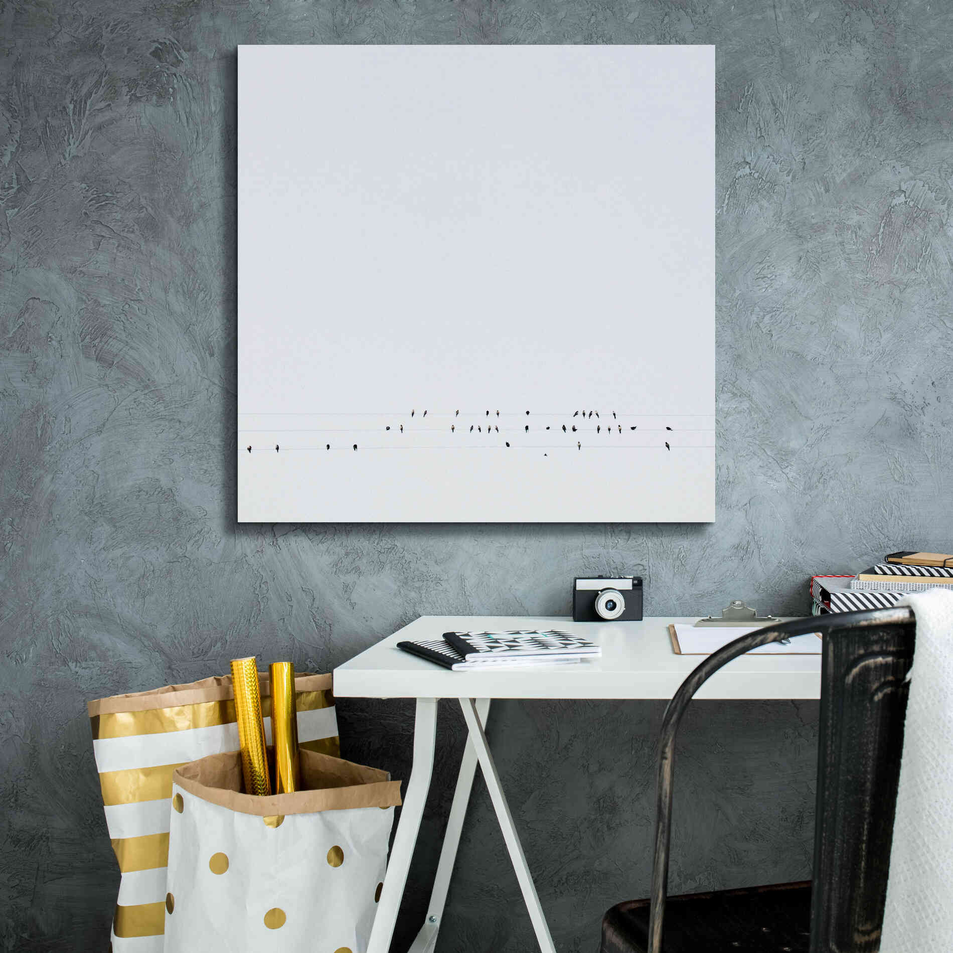 'Winter Sky' by Epic Portfolio, Giclee Canvas Wall Art,26x26