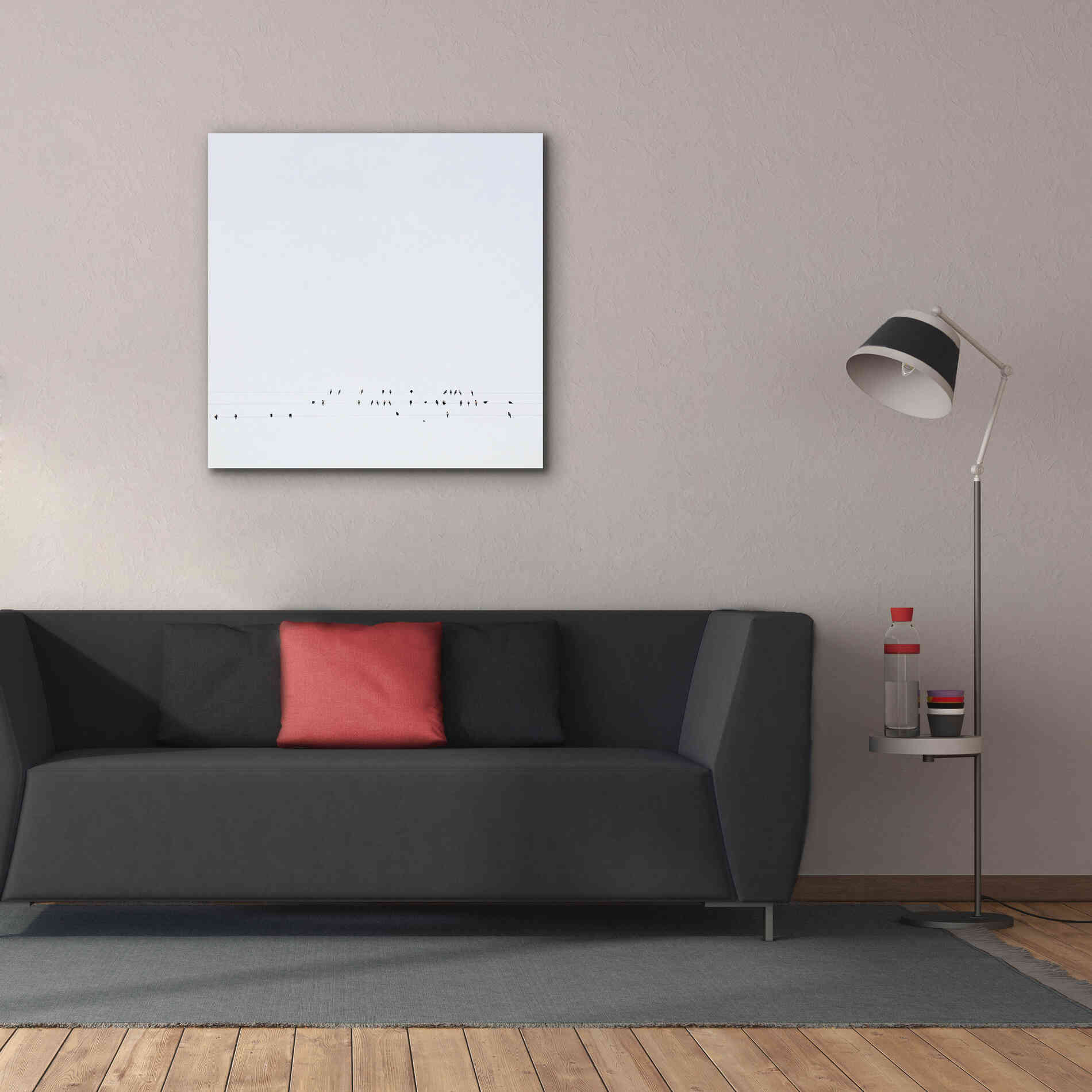 'Winter Sky' by Epic Portfolio, Giclee Canvas Wall Art,37x37