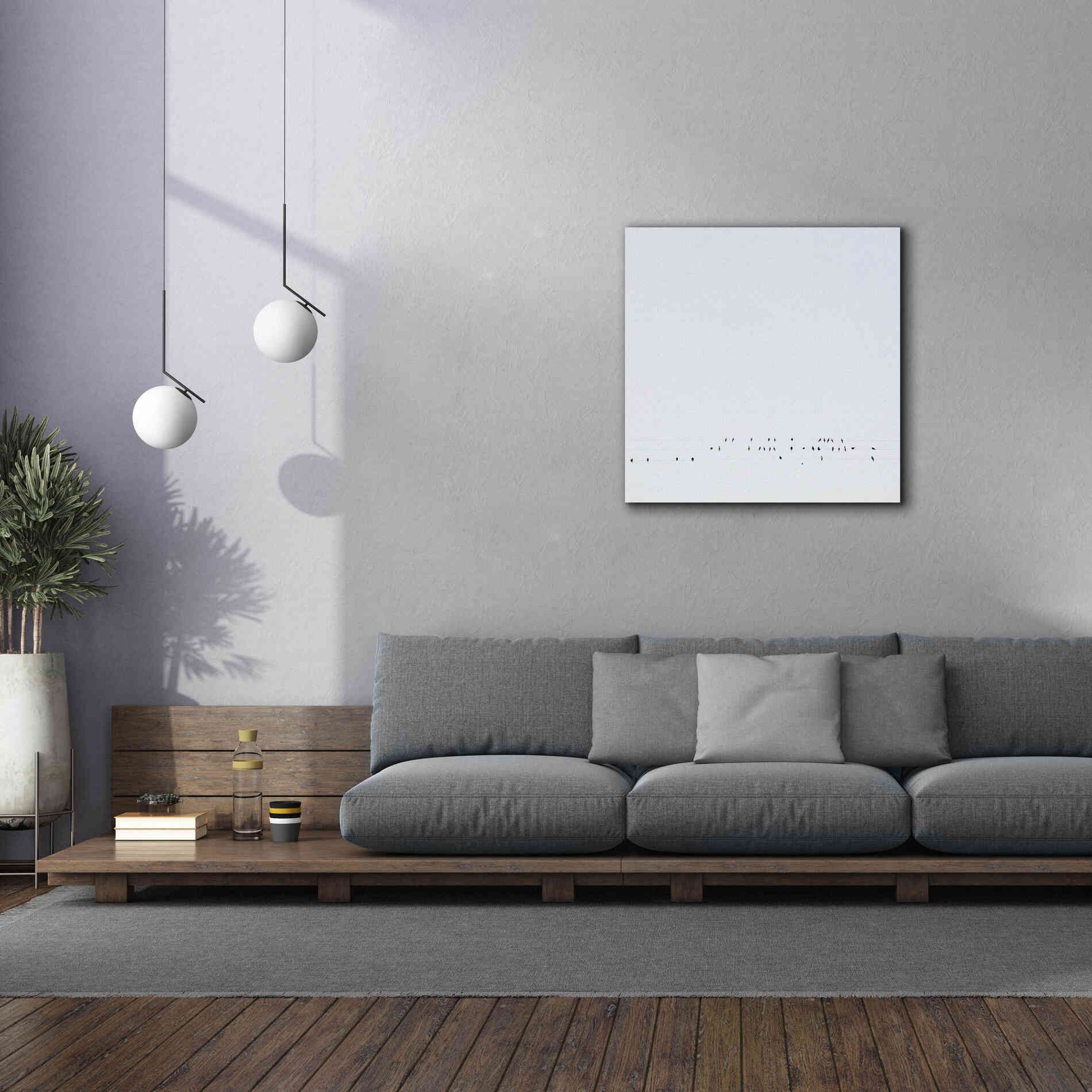 'Winter Sky' by Epic Portfolio, Giclee Canvas Wall Art,37x37