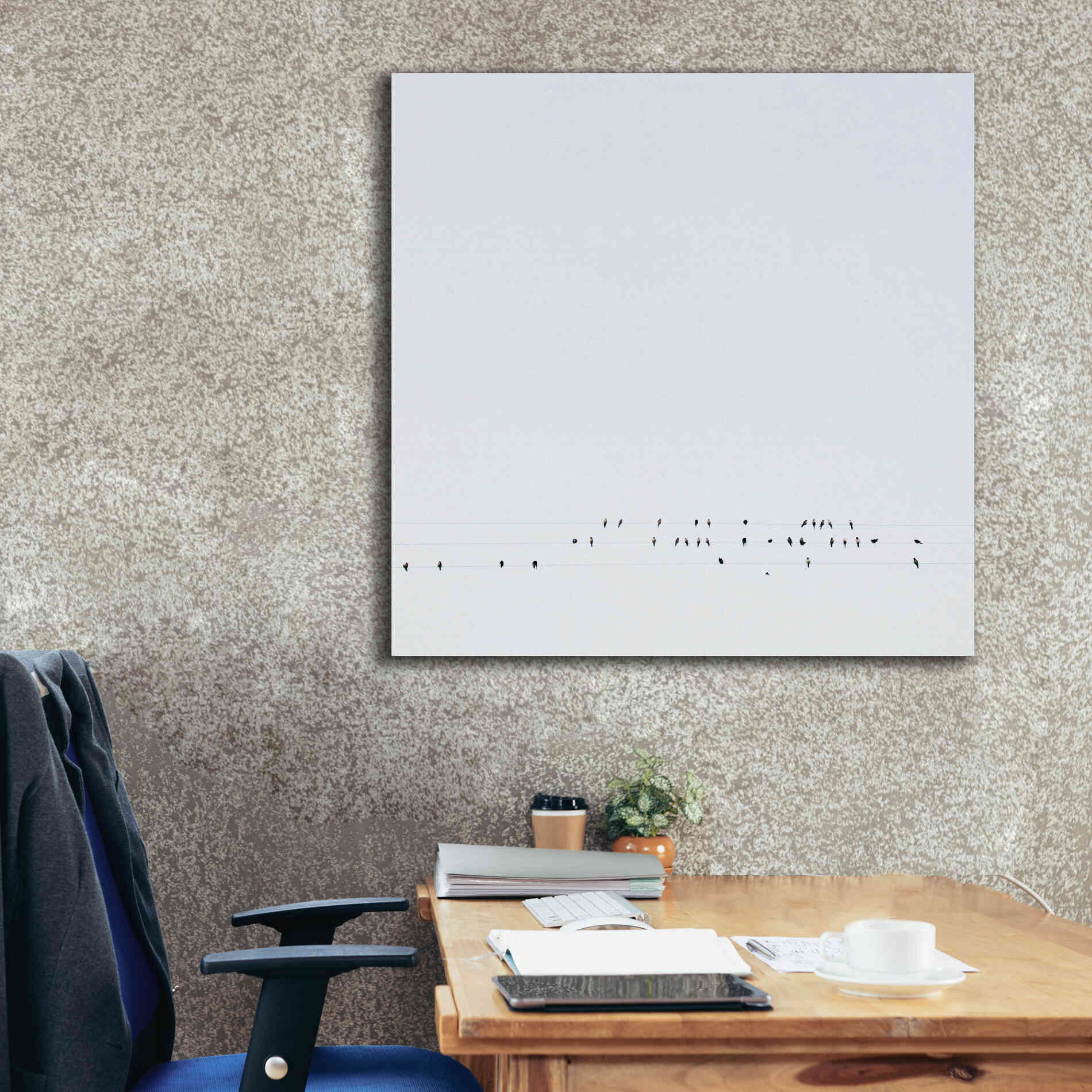 'Winter Sky' by Epic Portfolio, Giclee Canvas Wall Art,37x37