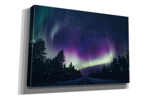 Image of 'Colorful Polar Arctic Northern Lights' by Epic Portfolio, Giclee Canvas Wall Art