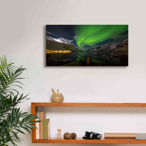 'Northern Lights 1' by Epic Portfolio, Giclee Canvas Wall Art,24x12