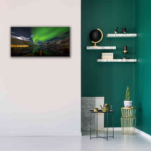 'Northern Lights 1' by Epic Portfolio, Giclee Canvas Wall Art,40x20