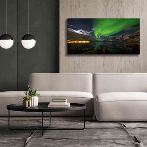 'Northern Lights 1' by Epic Portfolio, Giclee Canvas Wall Art,60x30