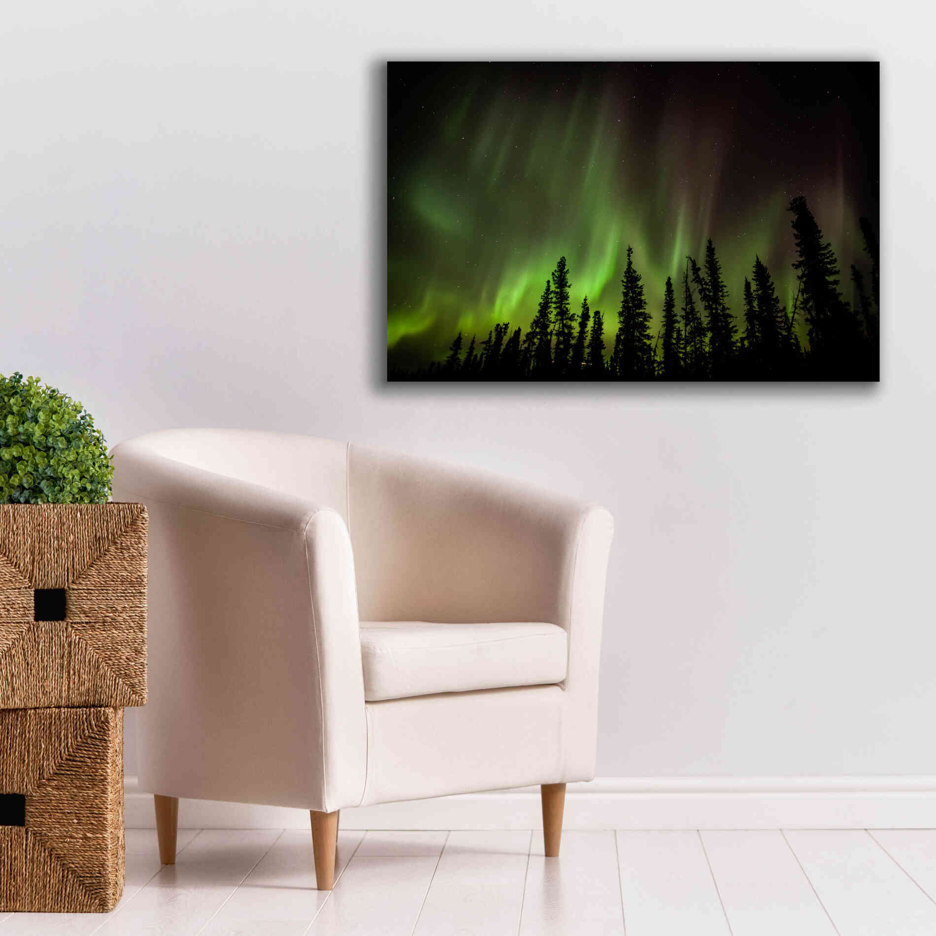 'Northern Lights 2' by Epic Portfolio, Giclee Canvas Wall Art,40x26
