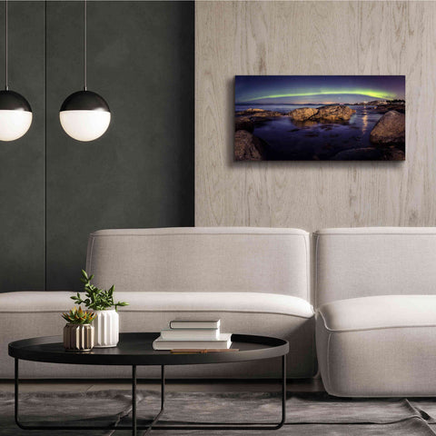 Image of 'Northern Lights 6' by Epic Portfolio, Giclee Canvas Wall Art,40x20