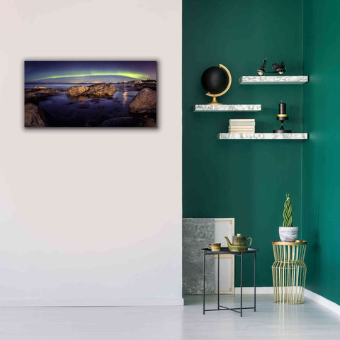 Image of 'Northern Lights 6' by Epic Portfolio, Giclee Canvas Wall Art,40x20