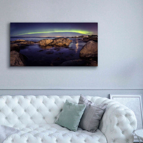 Image of 'Northern Lights 6' by Epic Portfolio, Giclee Canvas Wall Art,60x30