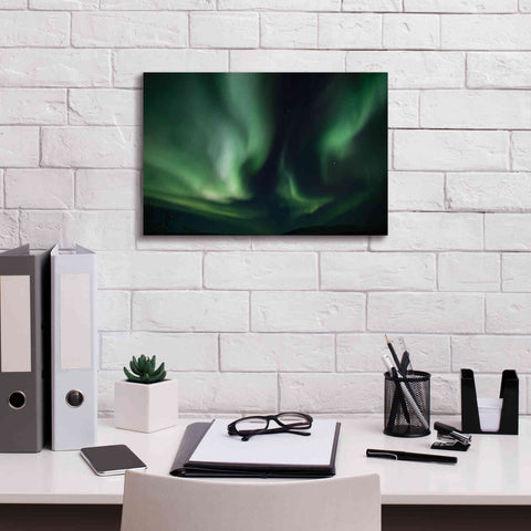 Image of 'Northern Lights 8' by Epic Portfolio, Giclee Canvas Wall Art,18x12