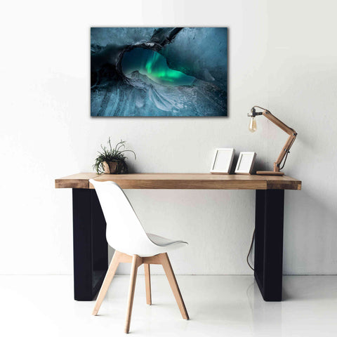 Image of 'Northern Lights Aurora Borealis 1' by Epic Portfolio, Giclee Canvas Wall Art,40x26