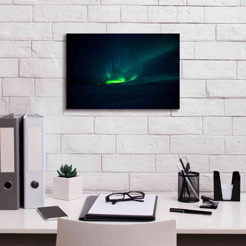 Image of 'Northern Lights Aurora Borealis 4' by Epic Portfolio, Giclee Canvas Wall Art,18x12