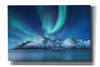 'Northern Lights In The Lofoten Islands Norway 6' by Epic Portfolio, Giclee Canvas Wall Art