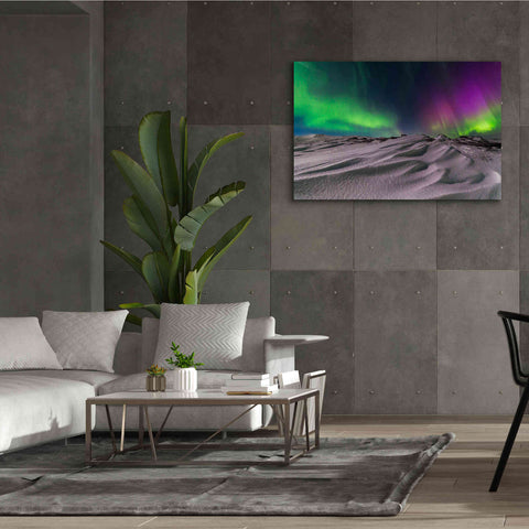 Image of 'Northern Lights On The Arctic Ocean Shore 1' by Epic Portfolio, Giclee Canvas Wall Art,60x40