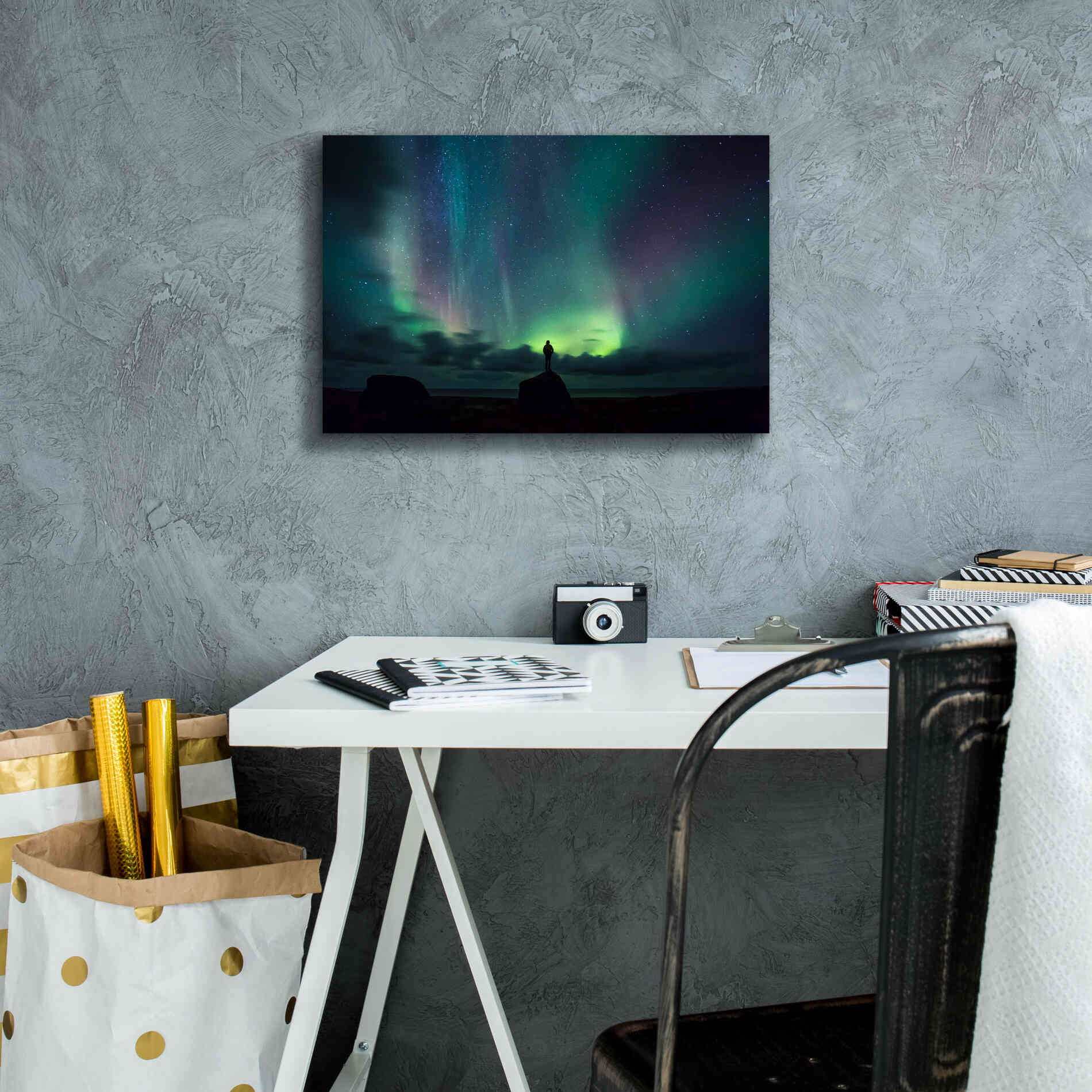 'Norway Lofoten Islands' by Epic Portfolio, Giclee Canvas Wall Art,18x12