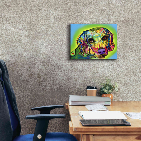 Image of 'Beagle' by Dean Russo, Giclee Canvas Wall Art,16x12