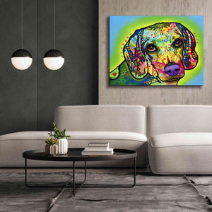 'Beagle' by Dean Russo, Giclee Canvas Wall Art,54x40