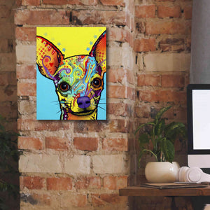 'Chihuahua I' by Dean Russo, Giclee Canvas Wall Art,12x16