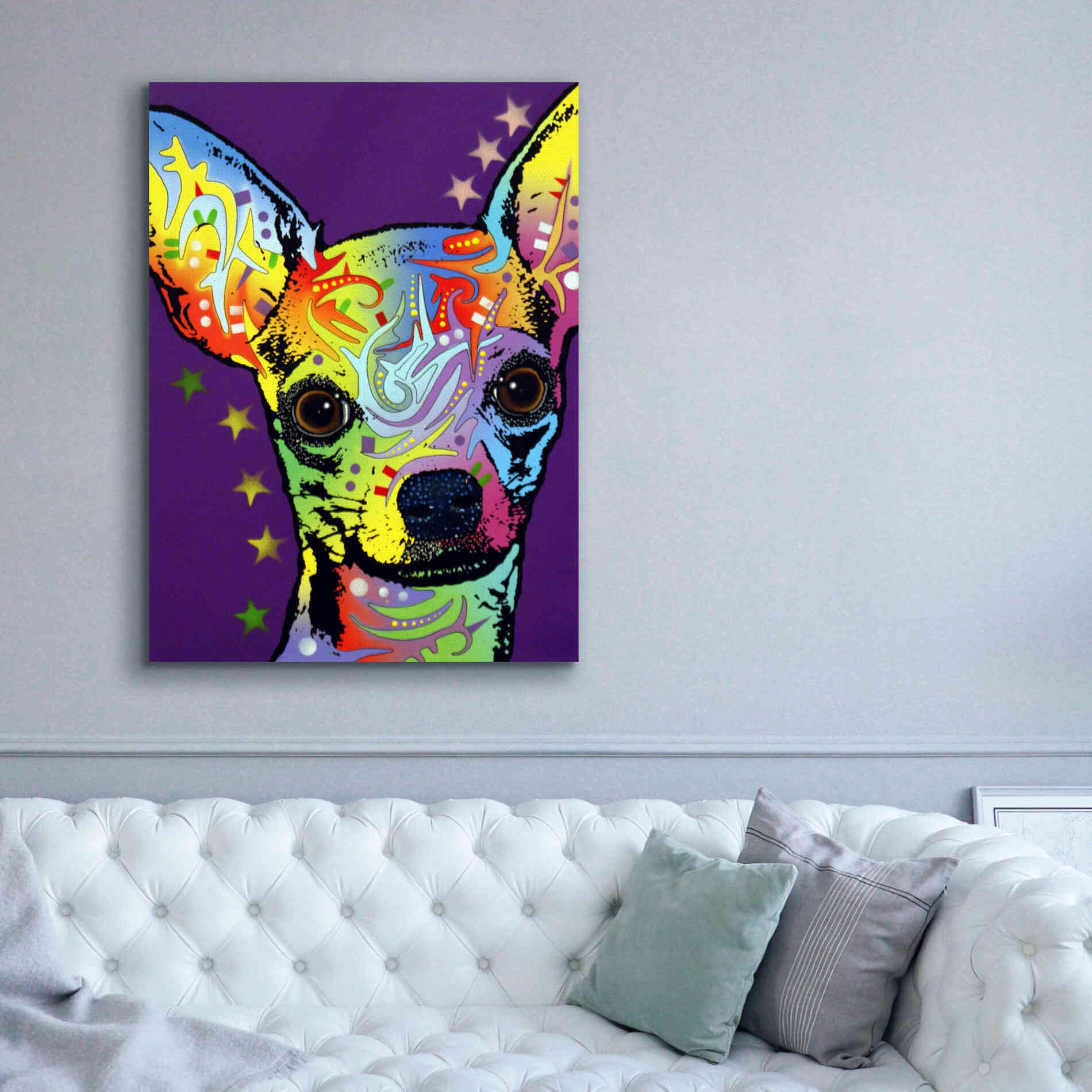 'Chihuahua Ii' by Dean Russo, Giclee Canvas Wall Art,40x54