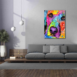 'Closeup Labrador' by Dean Russo, Giclee Canvas Wall Art,40x54