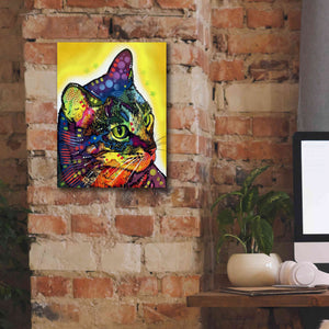 'Confident Cat' by Dean Russo, Giclee Canvas Wall Art,12x16