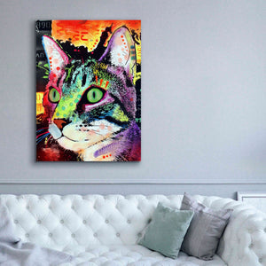 'Curiosity Cat' by Dean Russo, Giclee Canvas Wall Art,40x54