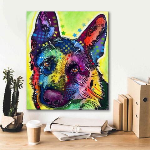 Image of 'German Shepherd 1' by Dean Russo, Giclee Canvas Wall Art,20x24