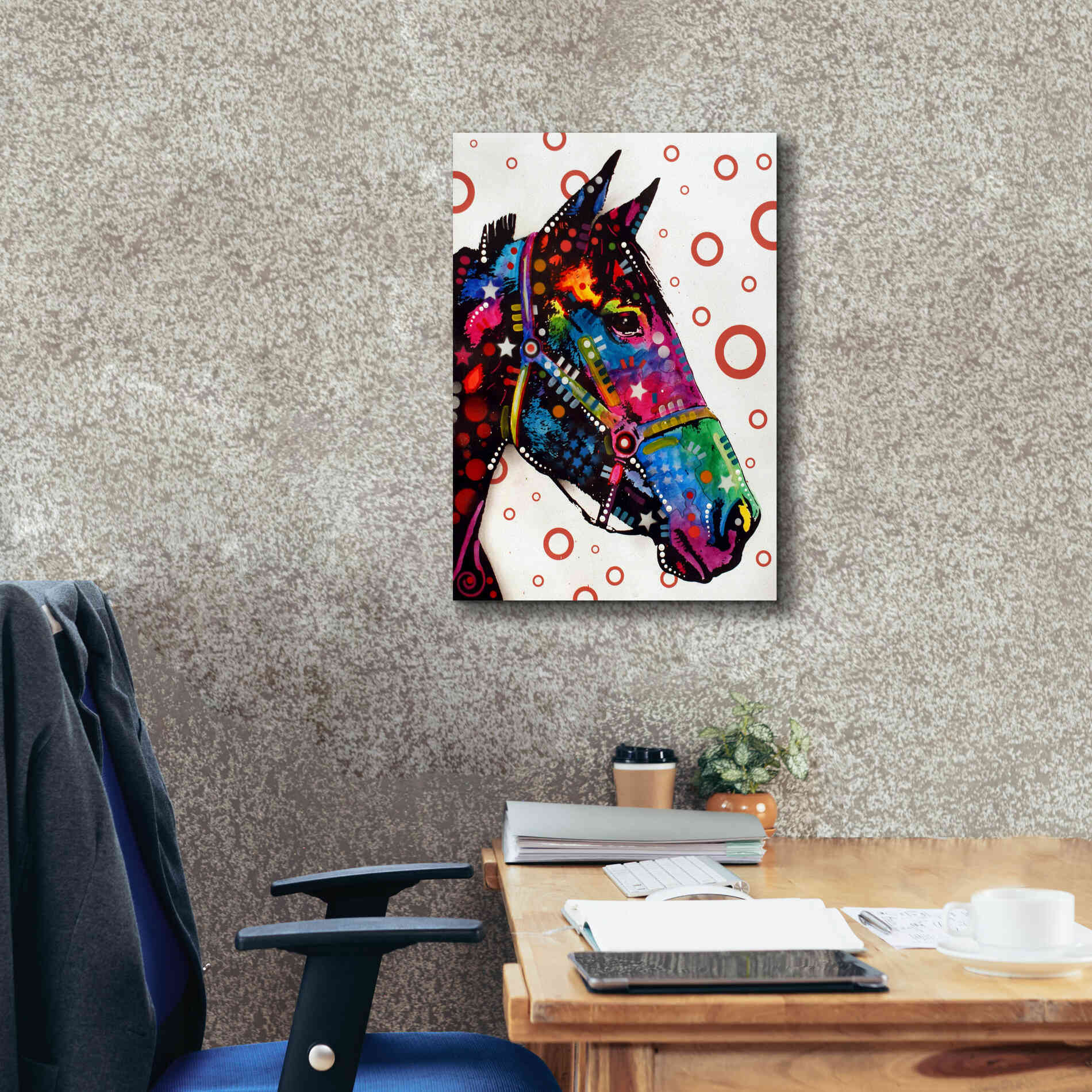 'Horse 1' by Dean Russo, Giclee Canvas Wall Art,18x26