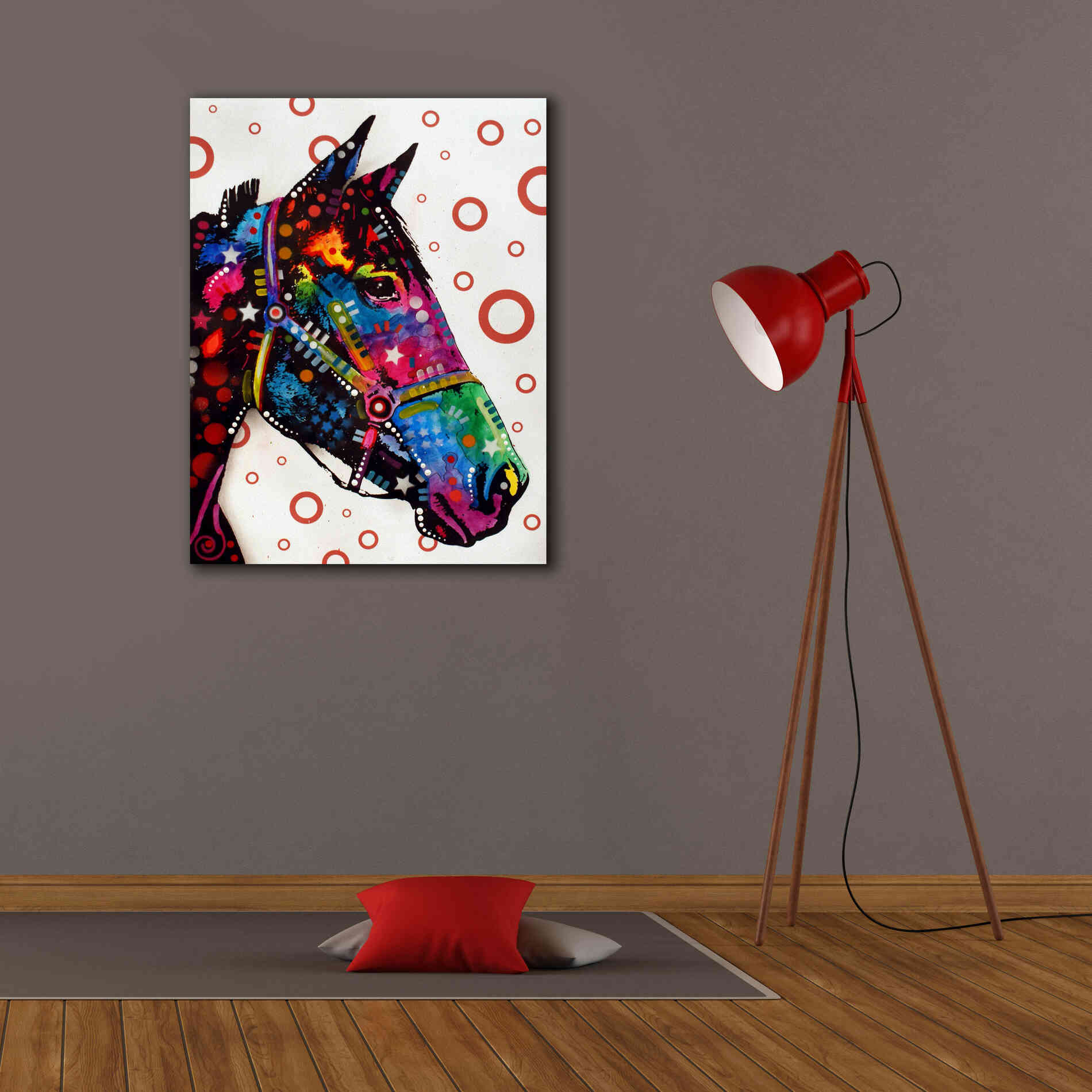 'Horse 1' by Dean Russo, Giclee Canvas Wall Art,26x34