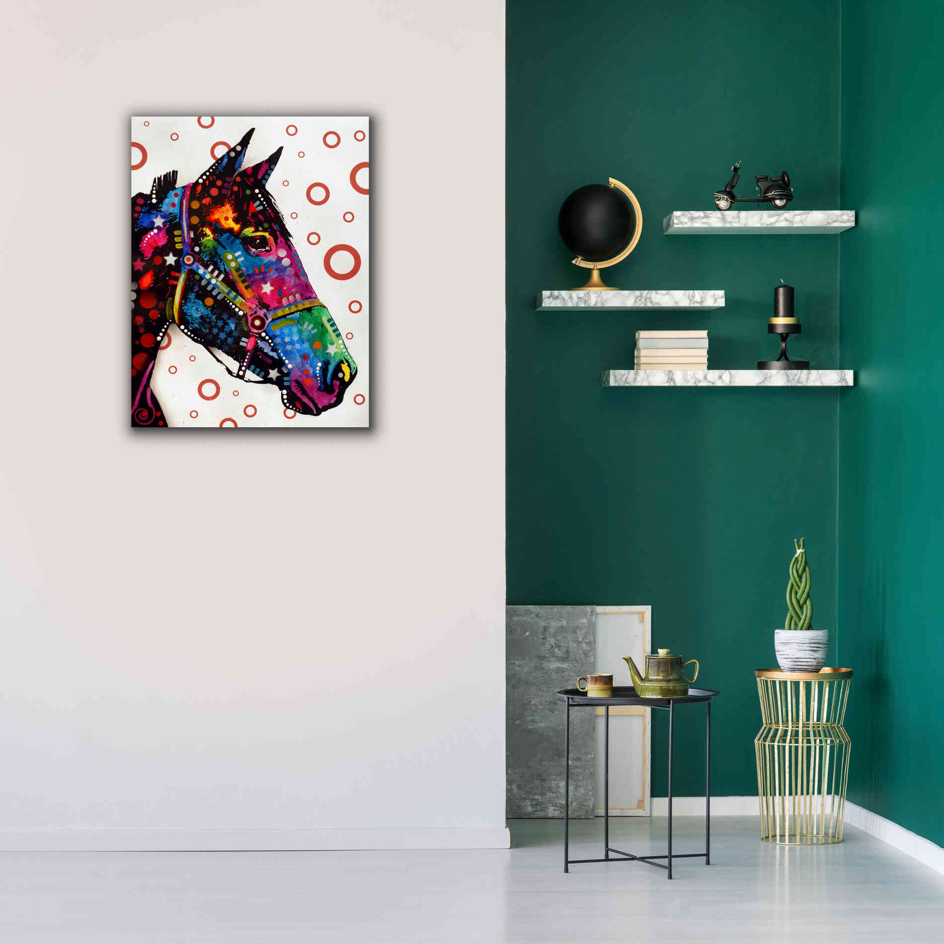 'Horse 1' by Dean Russo, Giclee Canvas Wall Art,26x34