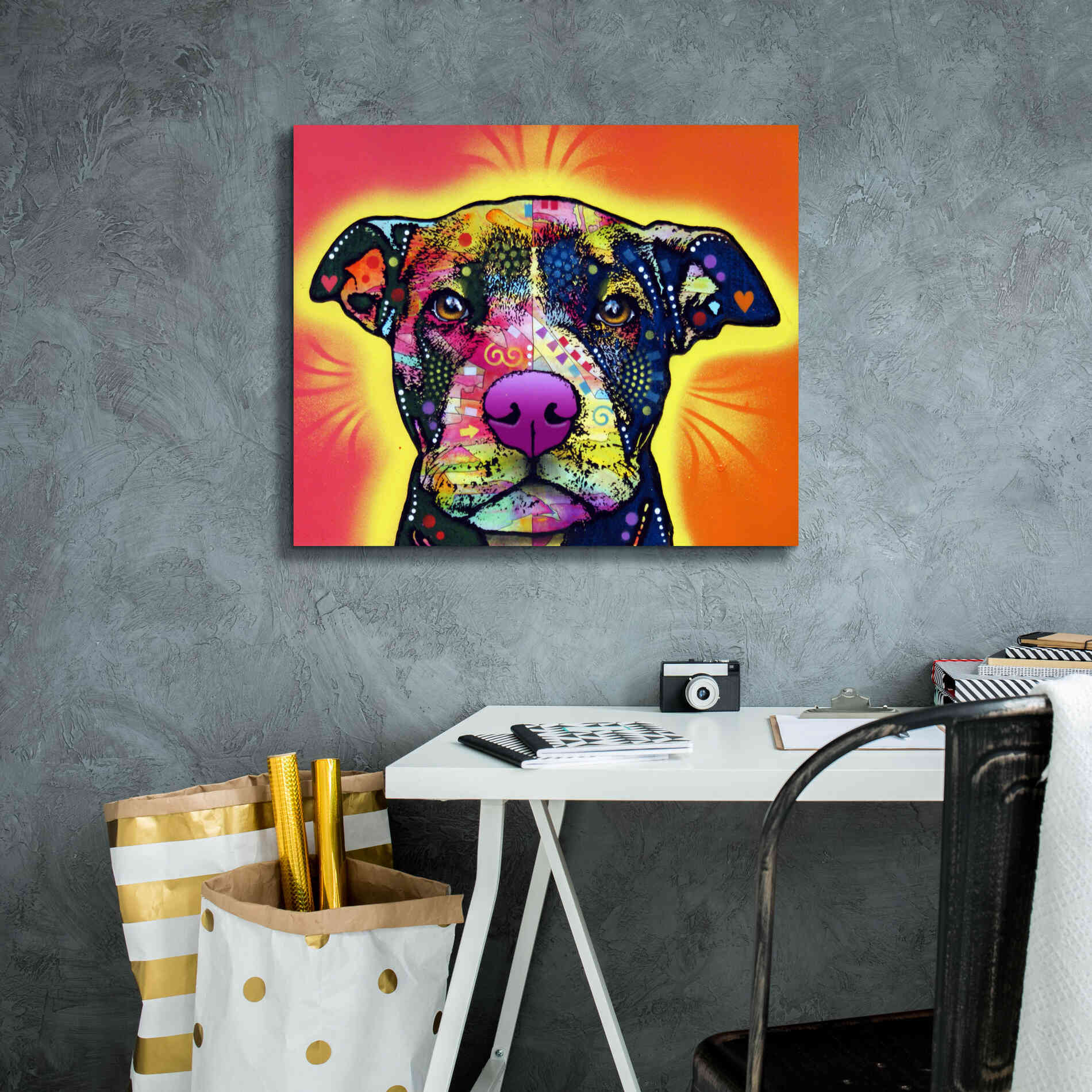 'Love A Bull' by Dean Russo, Giclee Canvas Wall Art,24x20