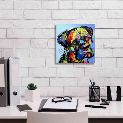 Image of 'Mastiff Warrior' by Dean Russo, Giclee Canvas Wall Art,12x12