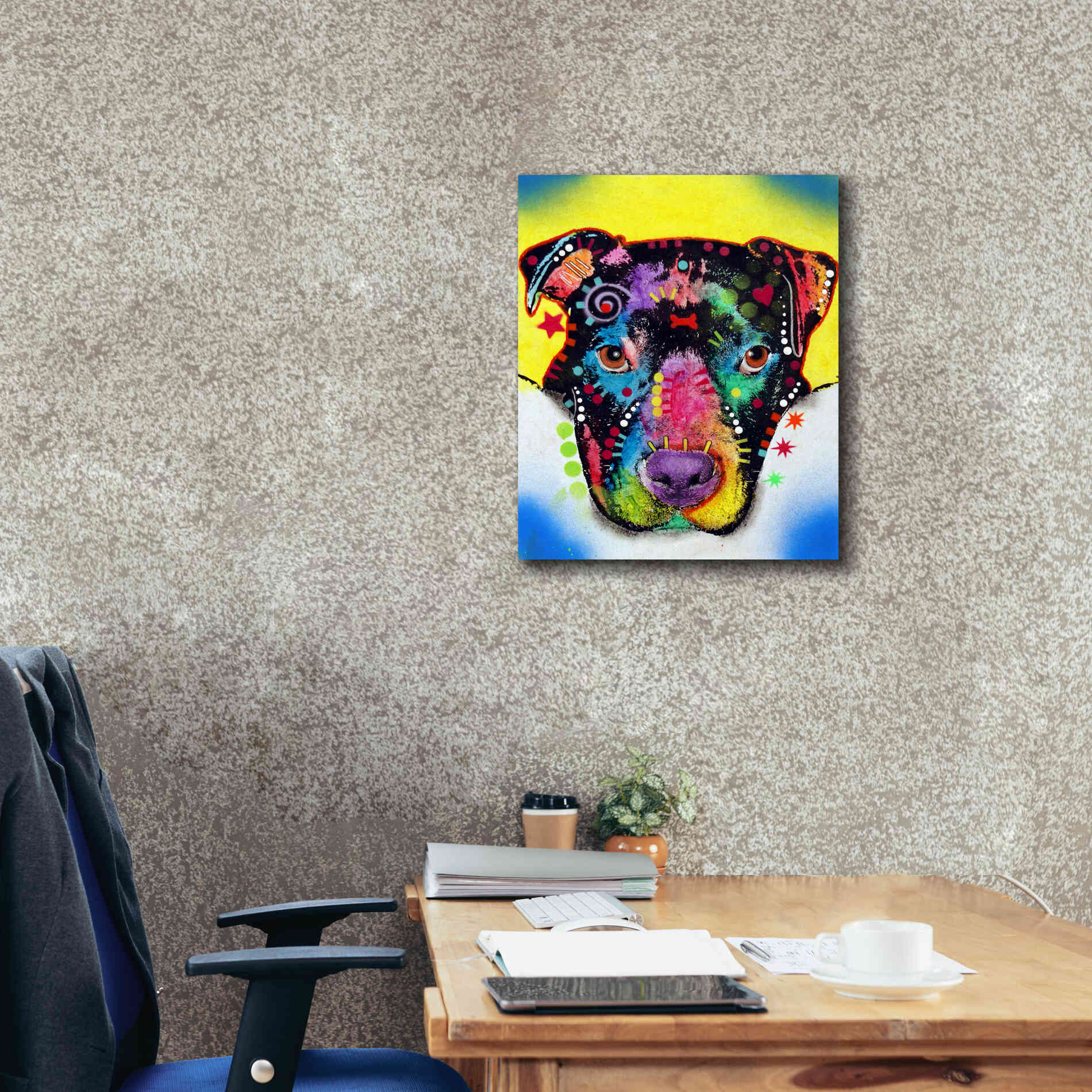 'Otter Pitbull' by Dean Russo, Giclee Canvas Wall Art,20x24