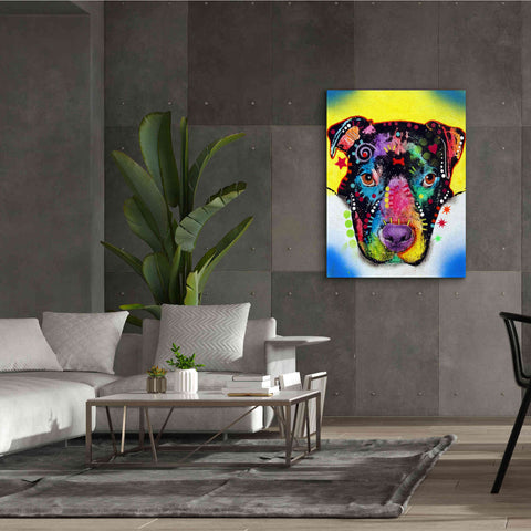 Image of 'Otter Pitbull' by Dean Russo, Giclee Canvas Wall Art,40x54