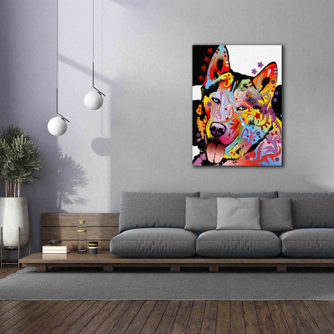 Image of 'Siberian Husky 1' by Dean Russo, Giclee Canvas Wall Art,40x54