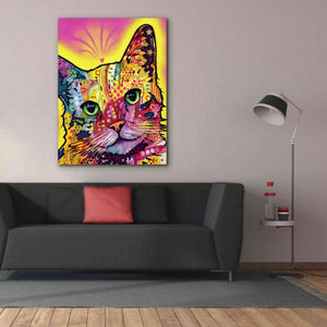 'Tilt Cat I' by Dean Russo, Giclee Canvas Wall Art,40x54