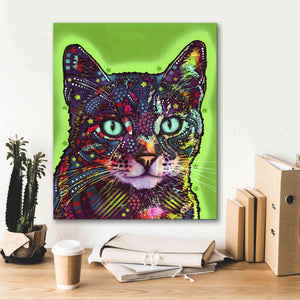 'Watchful Cat' by Dean Russo, Giclee Canvas Wall Art,20x24
