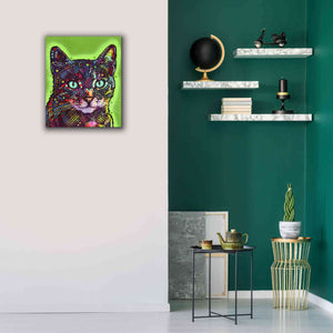 'Watchful Cat' by Dean Russo, Giclee Canvas Wall Art,20x24