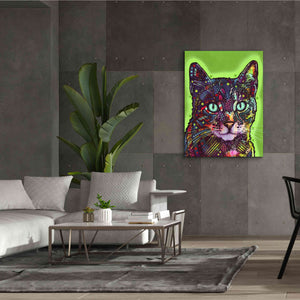 'Watchful Cat' by Dean Russo, Giclee Canvas Wall Art,40x54