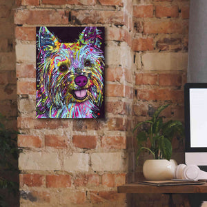 'Yorkie 1' by Dean Russo, Giclee Canvas Wall Art,12x16