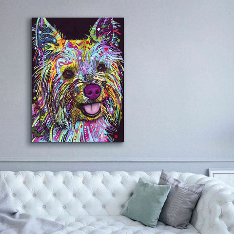 Image of 'Yorkie 1' by Dean Russo, Giclee Canvas Wall Art,40x54