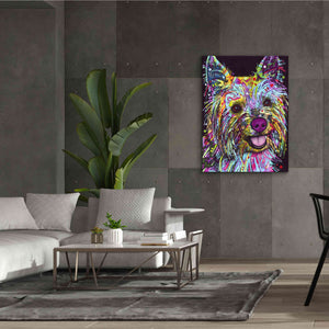'Yorkie 1' by Dean Russo, Giclee Canvas Wall Art,40x54