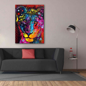 'Young Lion' by Dean Russo, Giclee Canvas Wall Art,40x54