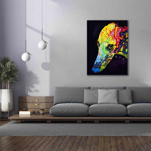 Image of 'Greyhound' by Dean Russo, Giclee Canvas Wall Art,40x54