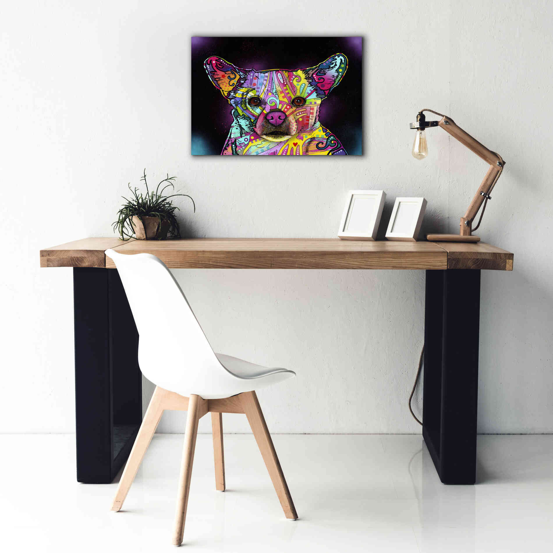 'Cheemix' by Dean Russo, Giclee Canvas Wall Art,26x18