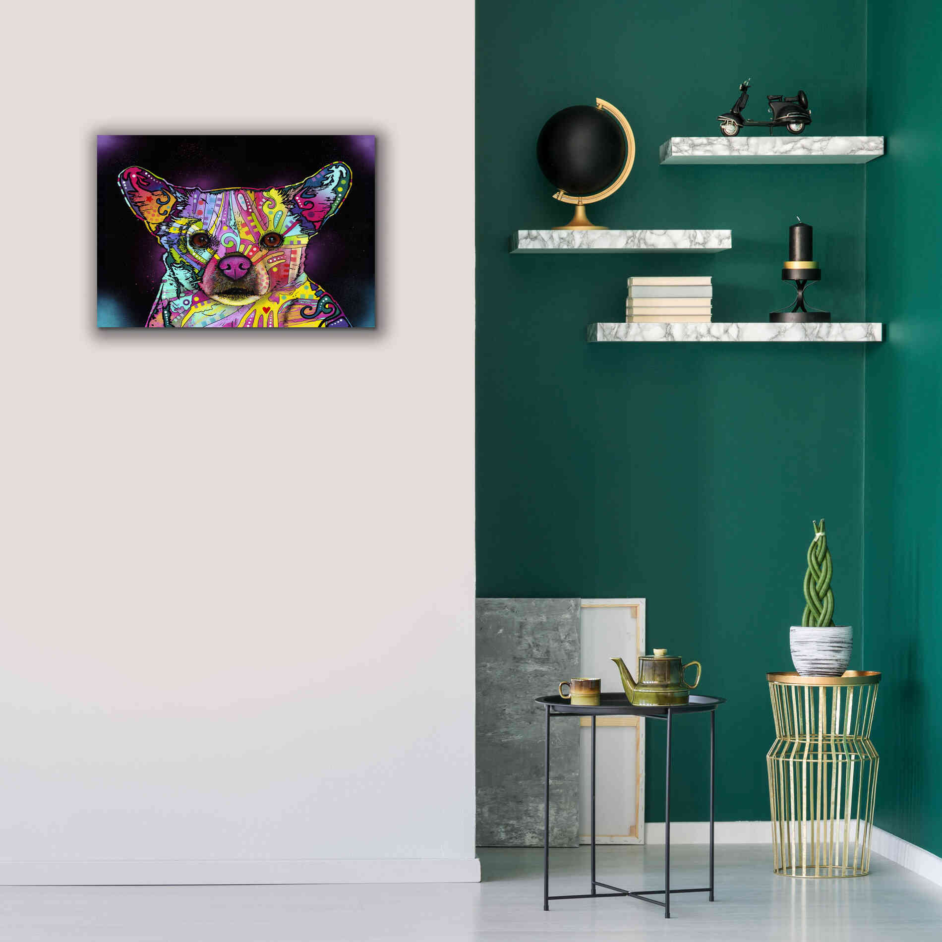 'Cheemix' by Dean Russo, Giclee Canvas Wall Art,26x18