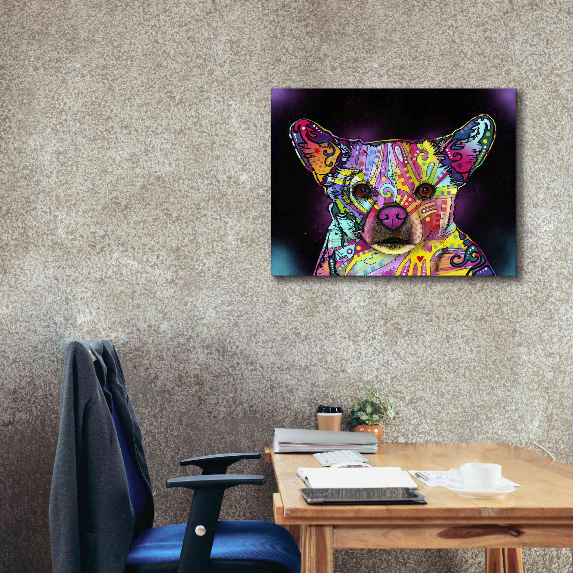 'Cheemix' by Dean Russo, Giclee Canvas Wall Art,34x26