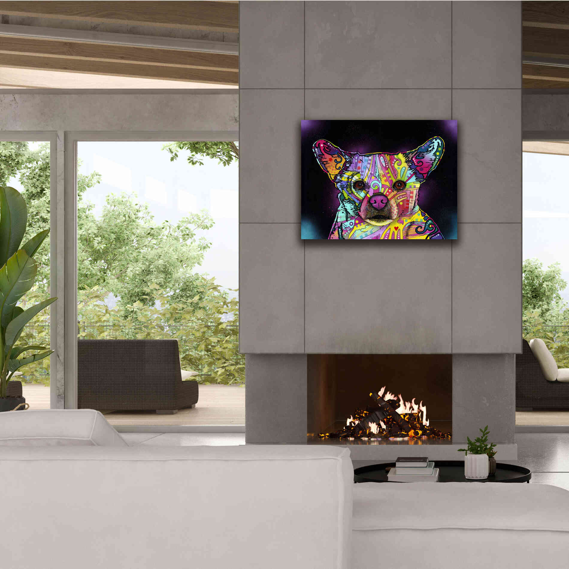 'Cheemix' by Dean Russo, Giclee Canvas Wall Art,34x26