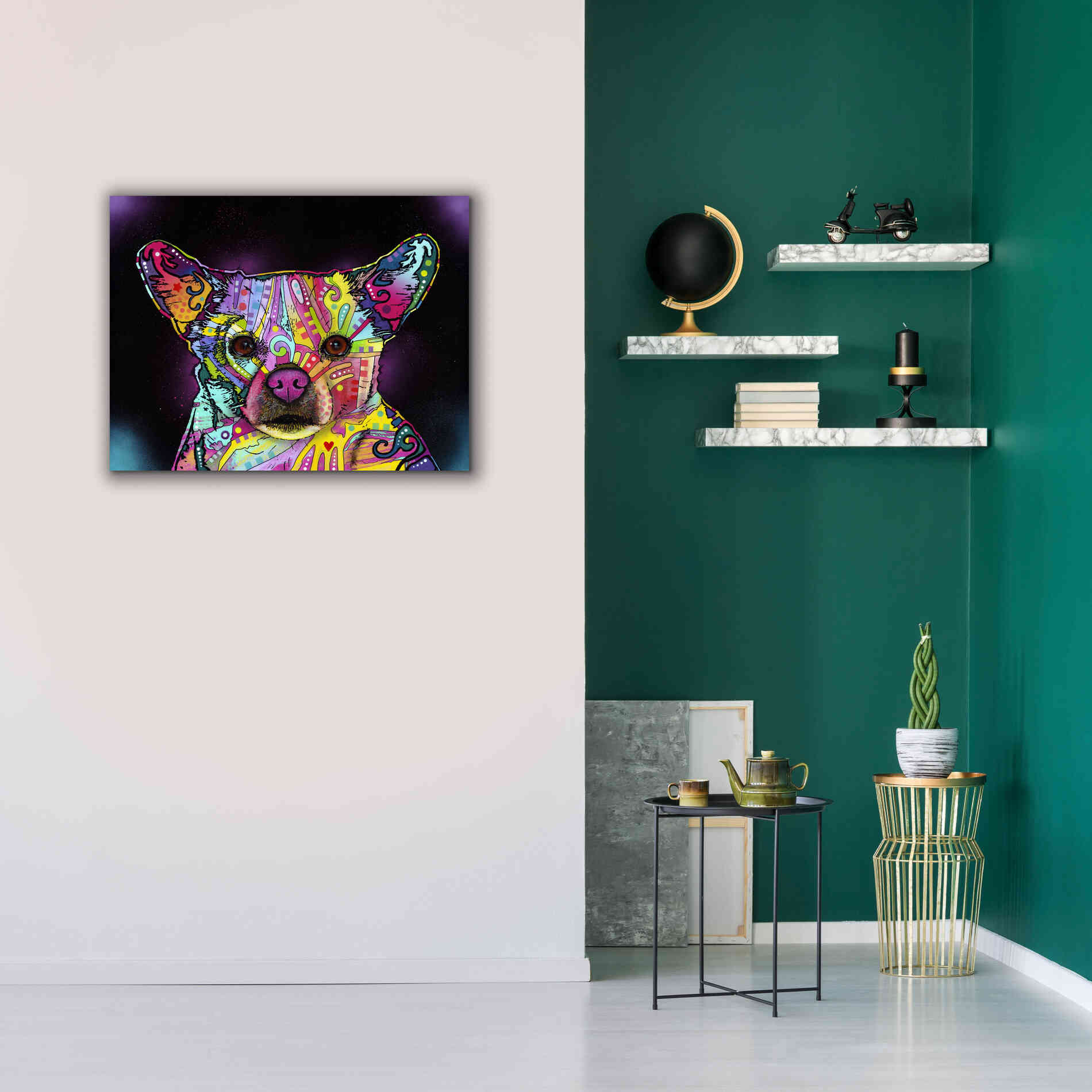 'Cheemix' by Dean Russo, Giclee Canvas Wall Art,34x26