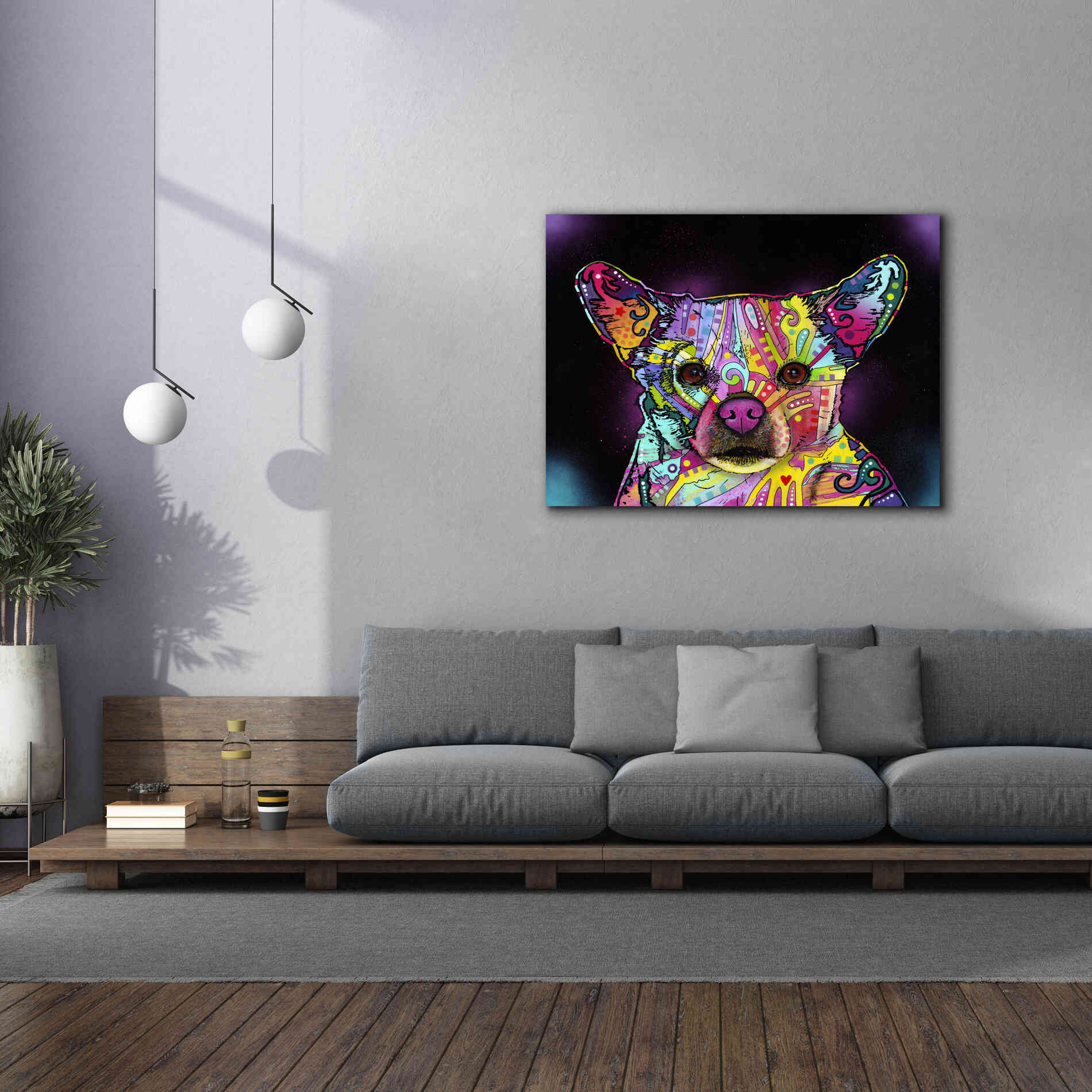 'Cheemix' by Dean Russo, Giclee Canvas Wall Art,54x40